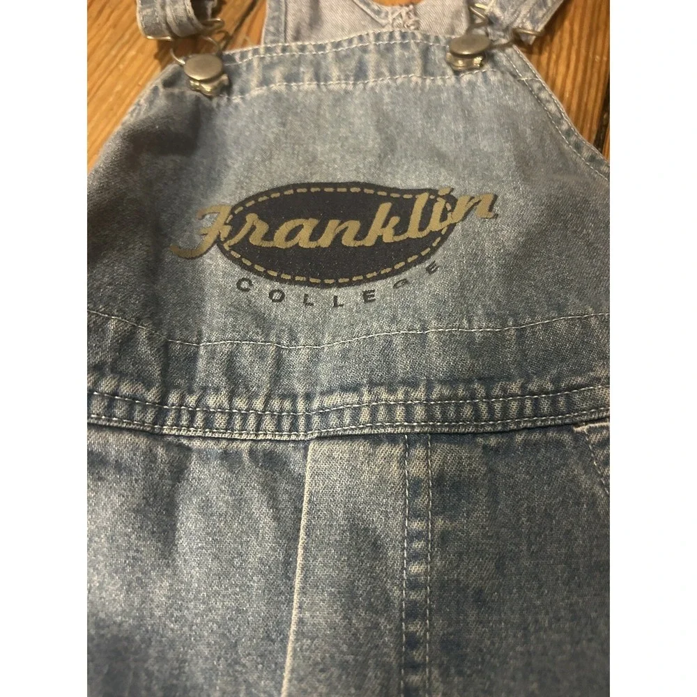 VTG Franklin College Grizzlies 18 Months Overalls Toddler Indiana
